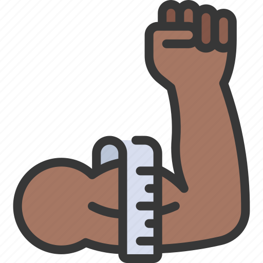 Measure, biceps, fitness, arms, bicep icon - Download on Iconfinder