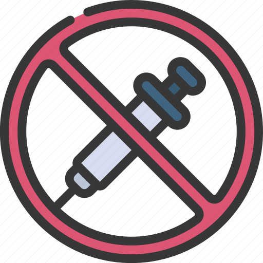 No, drug, use, fitness, steroids, needle icon - Download on Iconfinder