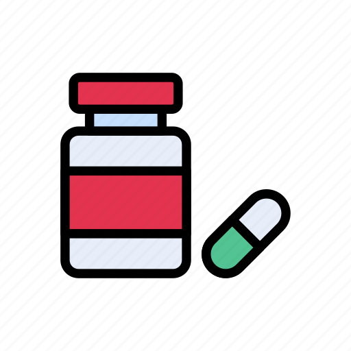 Capsule, drugs, jar, medicine, tablets icon - Download on Iconfinder