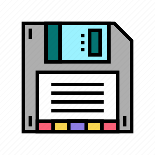 Cassette, computer, diskette, retro, memory, music icon - Download on Iconfinder