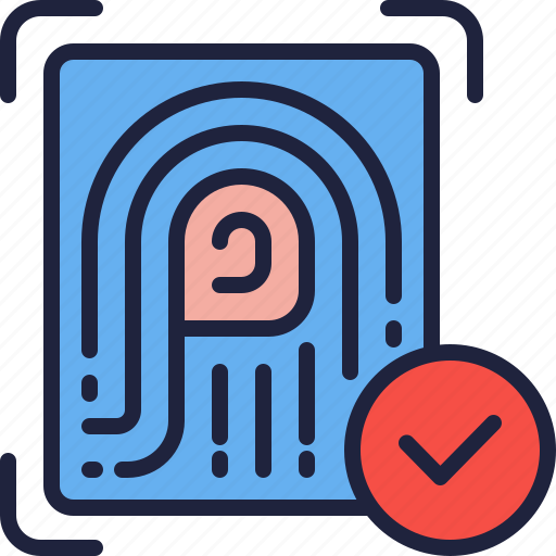 Fingerprint, security, thumb, access, accepted icon - Download on Iconfinder