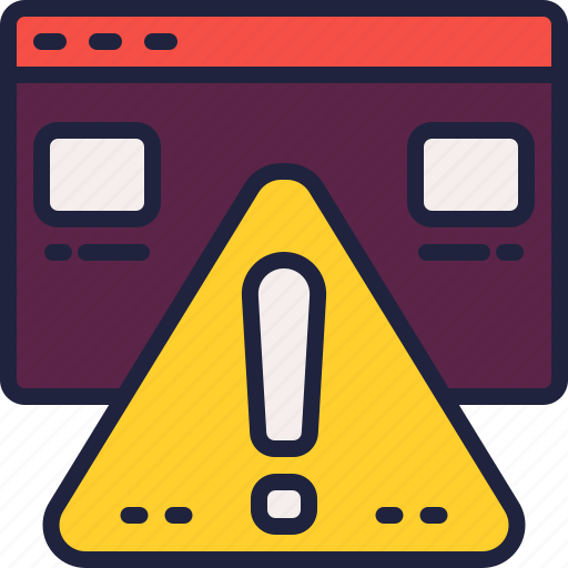 Website, warning, alert, danger, risk icon - Download on Iconfinder