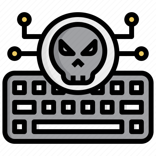 Keylogger, hacker, virus, keyboard, computing icon - Download on Iconfinder