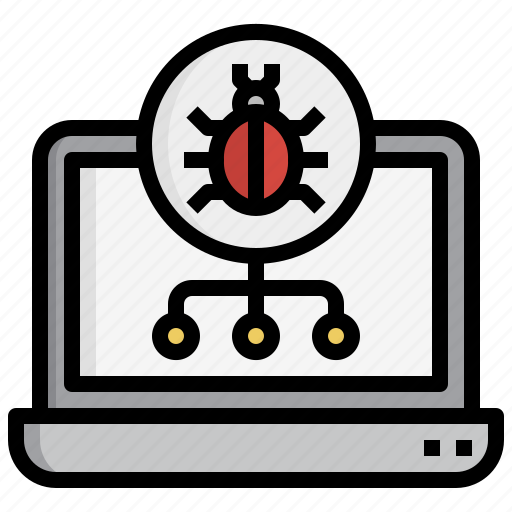 Laptop, bug, malware, virus, computing icon - Download on Iconfinder