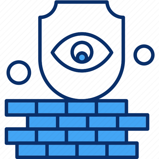 Brick, eye, shield, wall icon - Download on Iconfinder