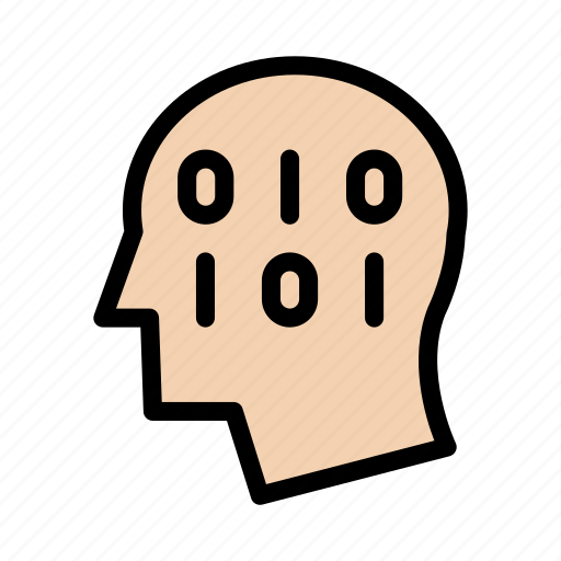 Binary, coding, development, programming, mind icon - Download on Iconfinder