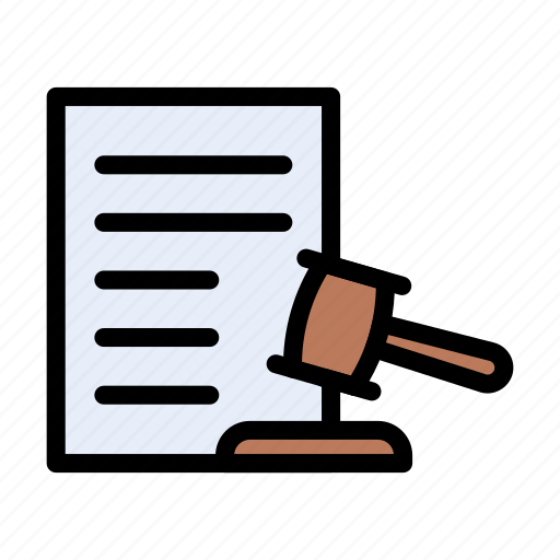 Auction, legal, document, law, file icon - Download on Iconfinder