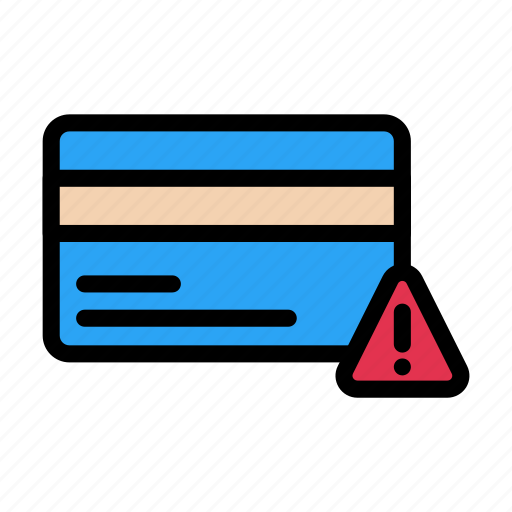 Creditcard, hacking, danger, warning, alert icon - Download on Iconfinder