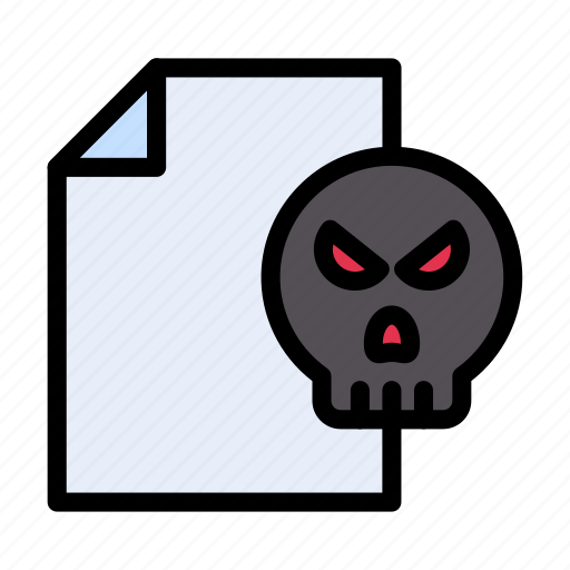 File, danger, document, hacking, malware icon - Download on Iconfinder