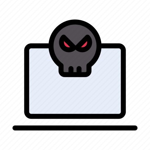 Hacking, cybercrime, computer, danger, laptop icon - Download on Iconfinder