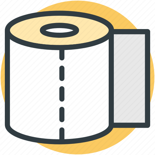 Bathroom, cleaning paper, paper roll, tissue paper, tissue roll, toilet paper icon - Download on Iconfinder