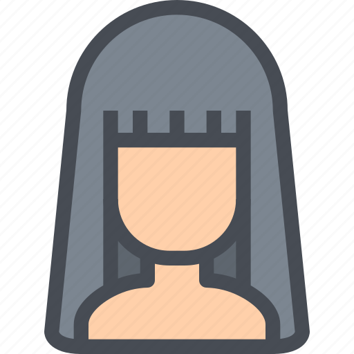 Avatar, beauty, fringe, hair, hairstyle, salon icon - Download on Iconfinder
