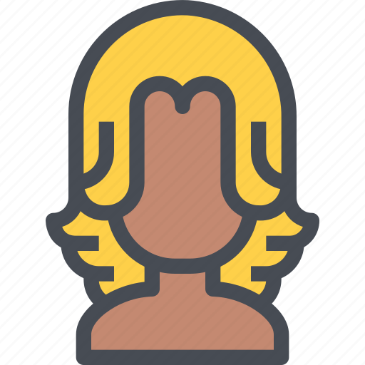 Avatar, beauty, hair, hairstyle, middle, salon icon - Download on Iconfinder
