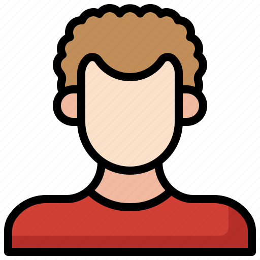 Curly, hair, man, young, beard, beauty icon - Download on Iconfinder