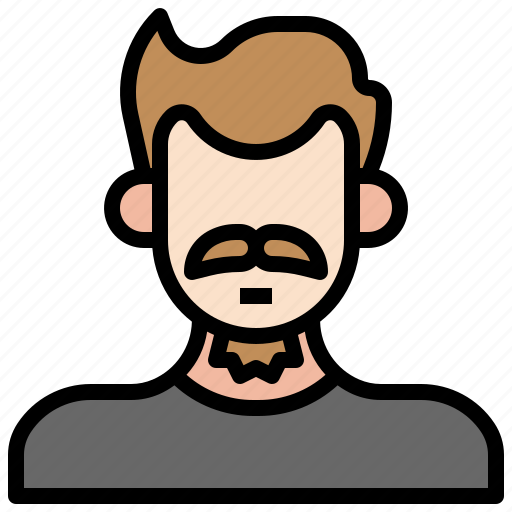 Moustache, man, masculinity, facial, hair, beauty, user icon - Download on Iconfinder