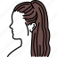 hairstyle, high, tail, brown, haired 