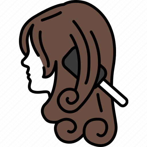 Woman, hair, styling icon - Download on Iconfinder