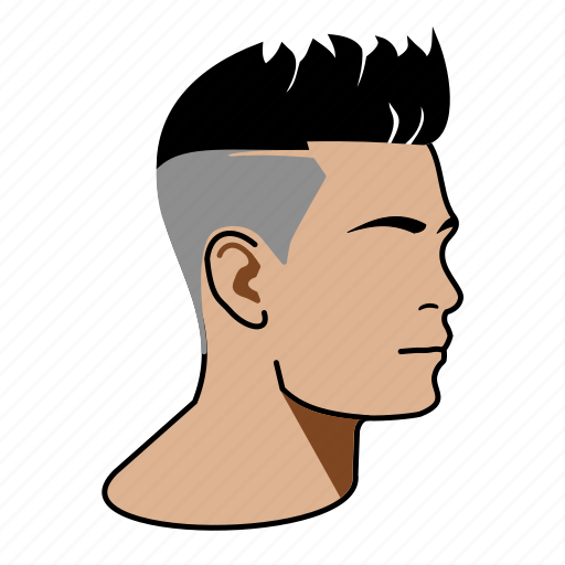 Barbershop, fashion, hairstyle, male, man, undercut icon - Download on Iconfinder