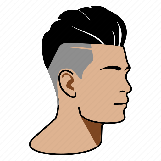 Barbershop, fashion, hairstyle, male, man, undercut icon - Download on Iconfinder