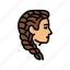 french, braid, hairstyle, female, portrait, hair 