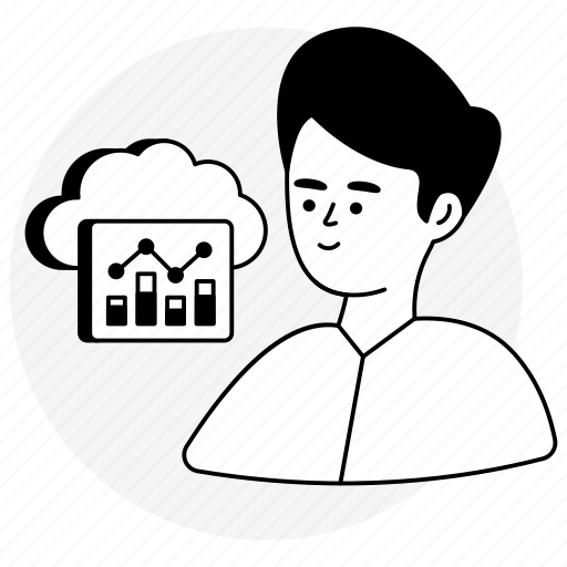 Cloud statistics, cloud infographic, data analytics, cloud data, cloud business data icon - Download on Iconfinder