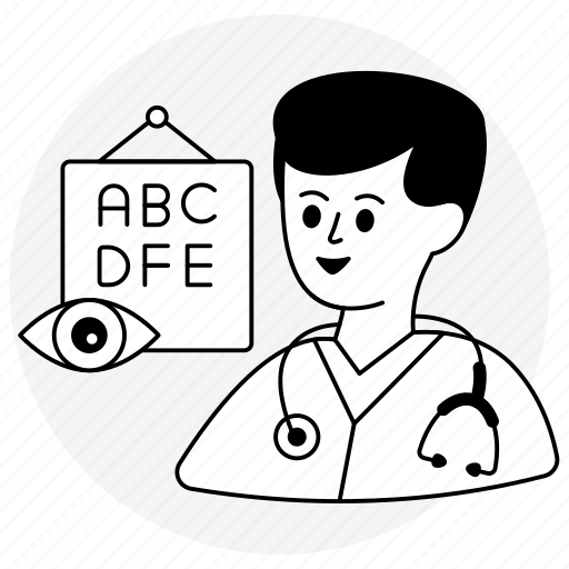 Eye test, vision test, eye chart, optical test, vision chart icon - Download on Iconfinder