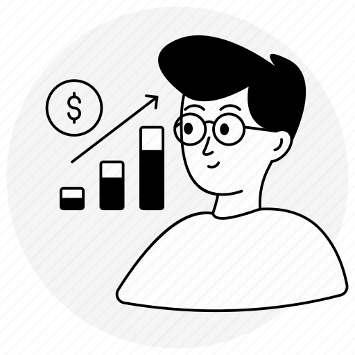 Data analyst, business analyst, infographic, statistics, business data icon - Download on Iconfinder