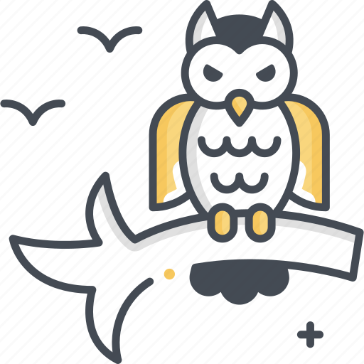 Owl, scary, horror, halloween icon - Download on Iconfinder