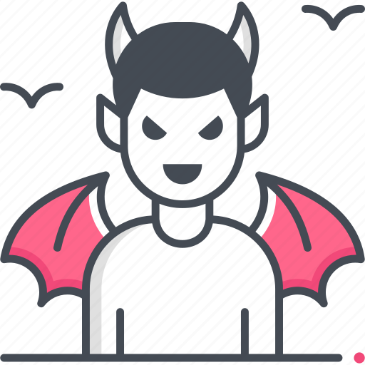 Scary, demon, devil, spooky, halloween icon - Download on Iconfinder