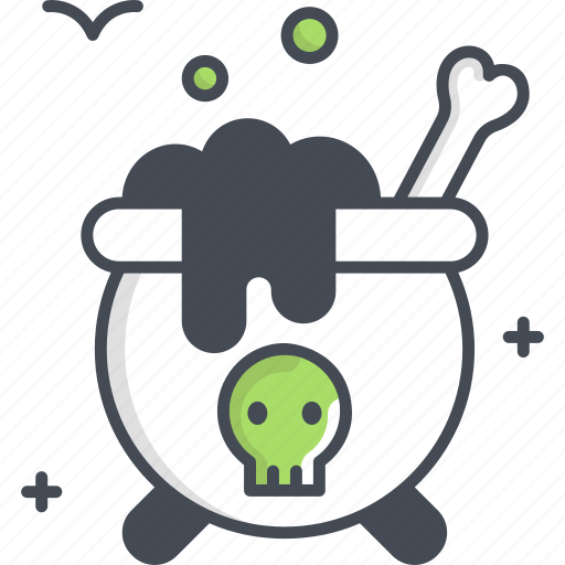Cauldron, potion, witch, pot, halloween icon - Download on Iconfinder