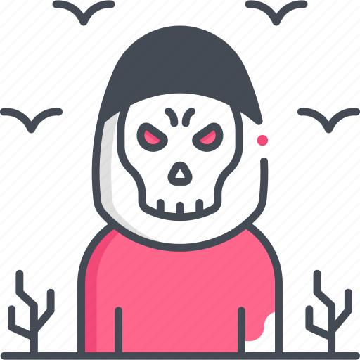 Death, grim reaper, ghost, skull, halloween icon - Download on Iconfinder