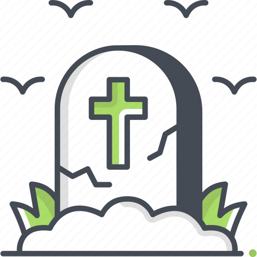 Graveyard, grave, rip, fear, cemetery icon - Download on Iconfinder