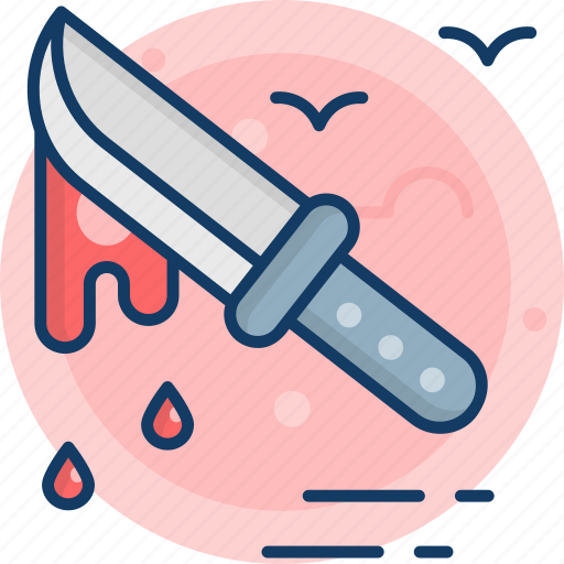 Blood, knife, butcher, horror, kill icon - Download on Iconfinder