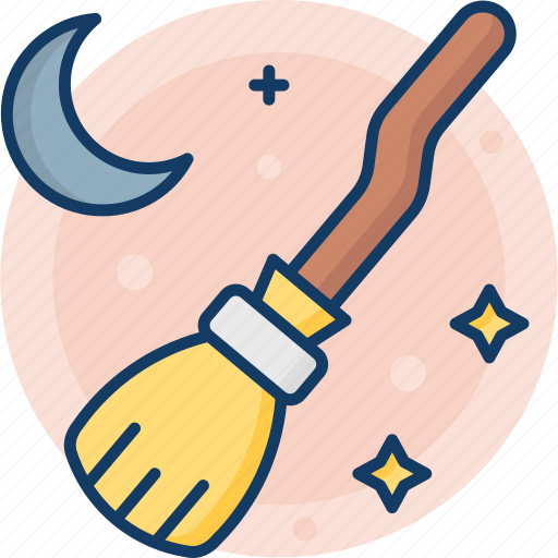 Magic broom, halloween, magic, witch icon - Download on Iconfinder