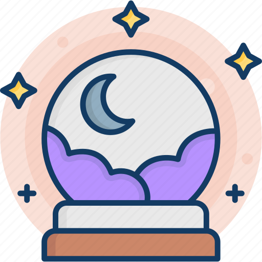 Crystal, halloween, wizard, witch, magic ball icon - Download on Iconfinder