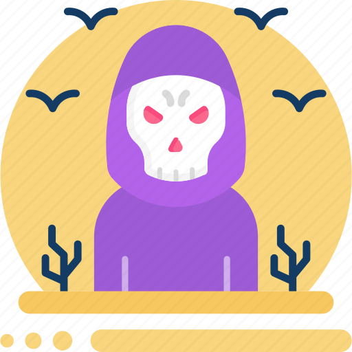 Grim reaper, halloween, death, skull, ghost icon - Download on Iconfinder