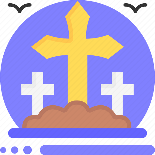 Graveyard, cross, rip, grave icon - Download on Iconfinder