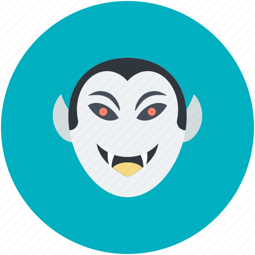 Dracula face, halloween, monster, undead, vampire face icon - Download on Iconfinder