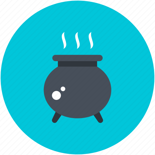 Halloween cauldron, halloween cooking pot, halloween cookpot, halloween pot, scary icon - Download on Iconfinder