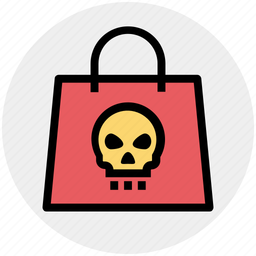 Candy, danger, halloween, hand bag, spook, treat bag icon - Download on Iconfinder