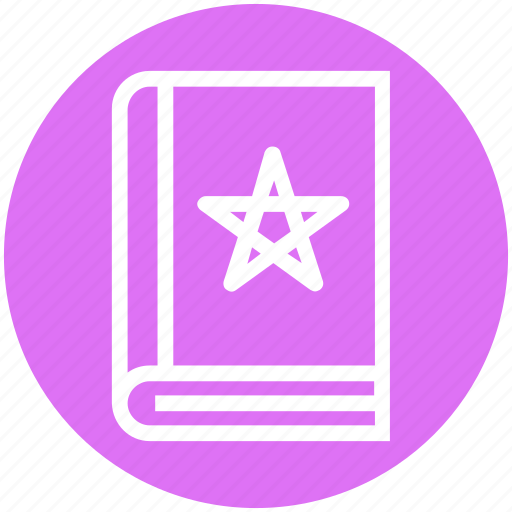 Dreadful, fearful, horrible, horror book, scary book, star icon - Download on Iconfinder