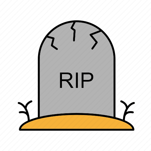 Death, funeral, grave, gravestone, halloween, rip icon - Download on Iconfinder