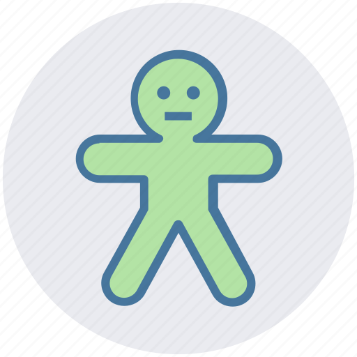 Cookie, ginger, halloween, man icon - Download on Iconfinder
