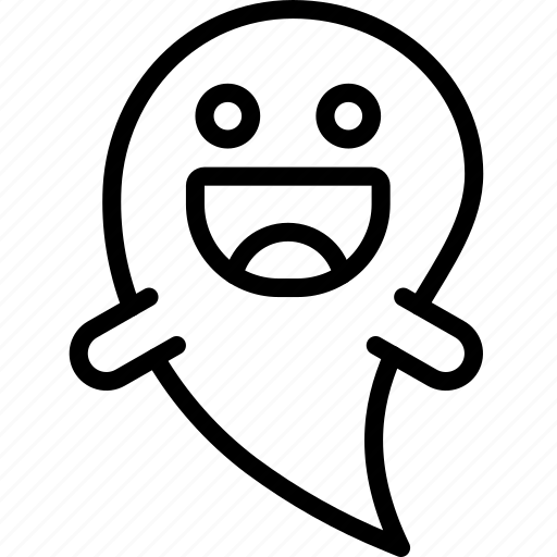 Creepy, dead, ghost, happy, silly, spooky icon - Download on Iconfinder