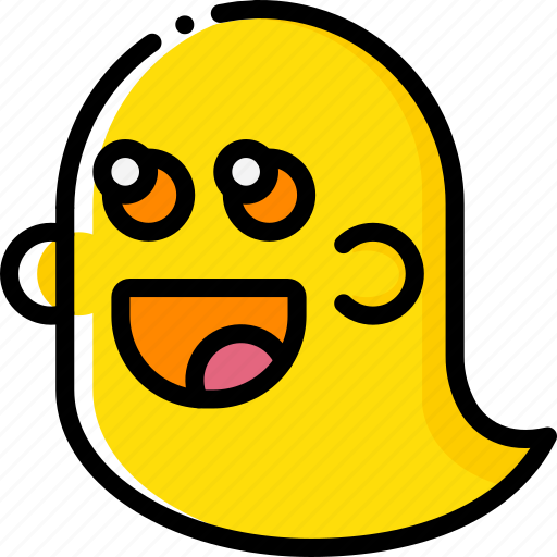 Download Creepy, ghost, halloween, scary, silly, smile, spooky icon
