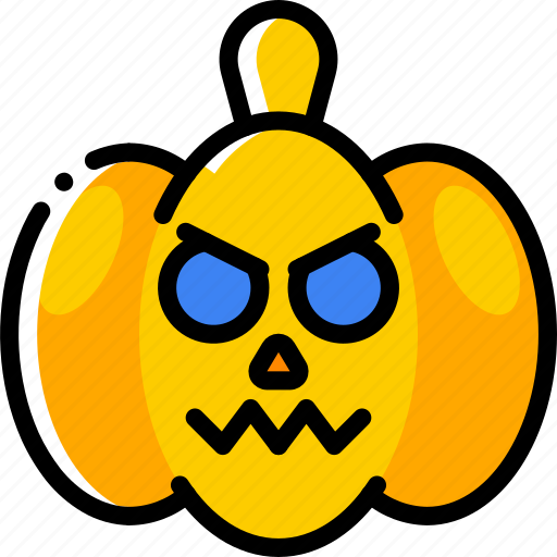 Creepy, halloween, jack'o'lantern, pumpkin, scary, spooky icon - Download on Iconfinder