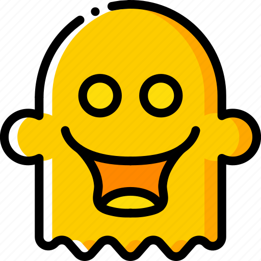 Download Creepy, ghost, happy, scary, silly, smile, spooky icon