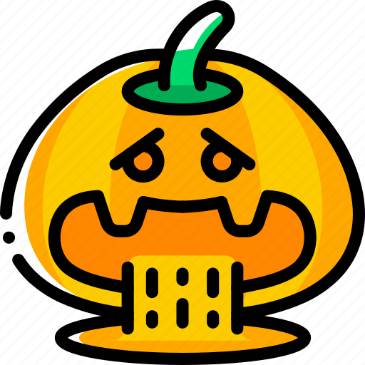 Ill, jack'o'lantern, pumpkin, sick, spooky, vomit icon - Download on Iconfinder