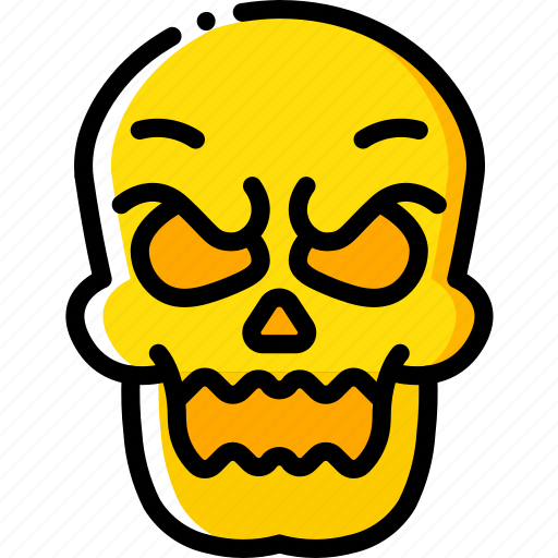 Bones, creepy, evil, scary, skeleton, skull icon - Download on Iconfinder