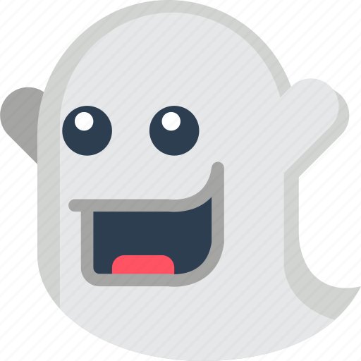 Creepy, ghost, happy, scary, silly, smile, spooky icon - Download on Iconfinder